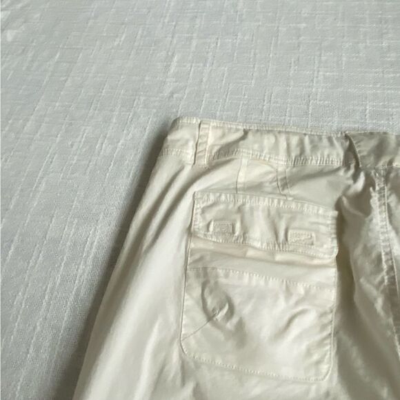 Caribbean Joe White Cotton Pants Cargo SZ 12P - Picture 7 of 12